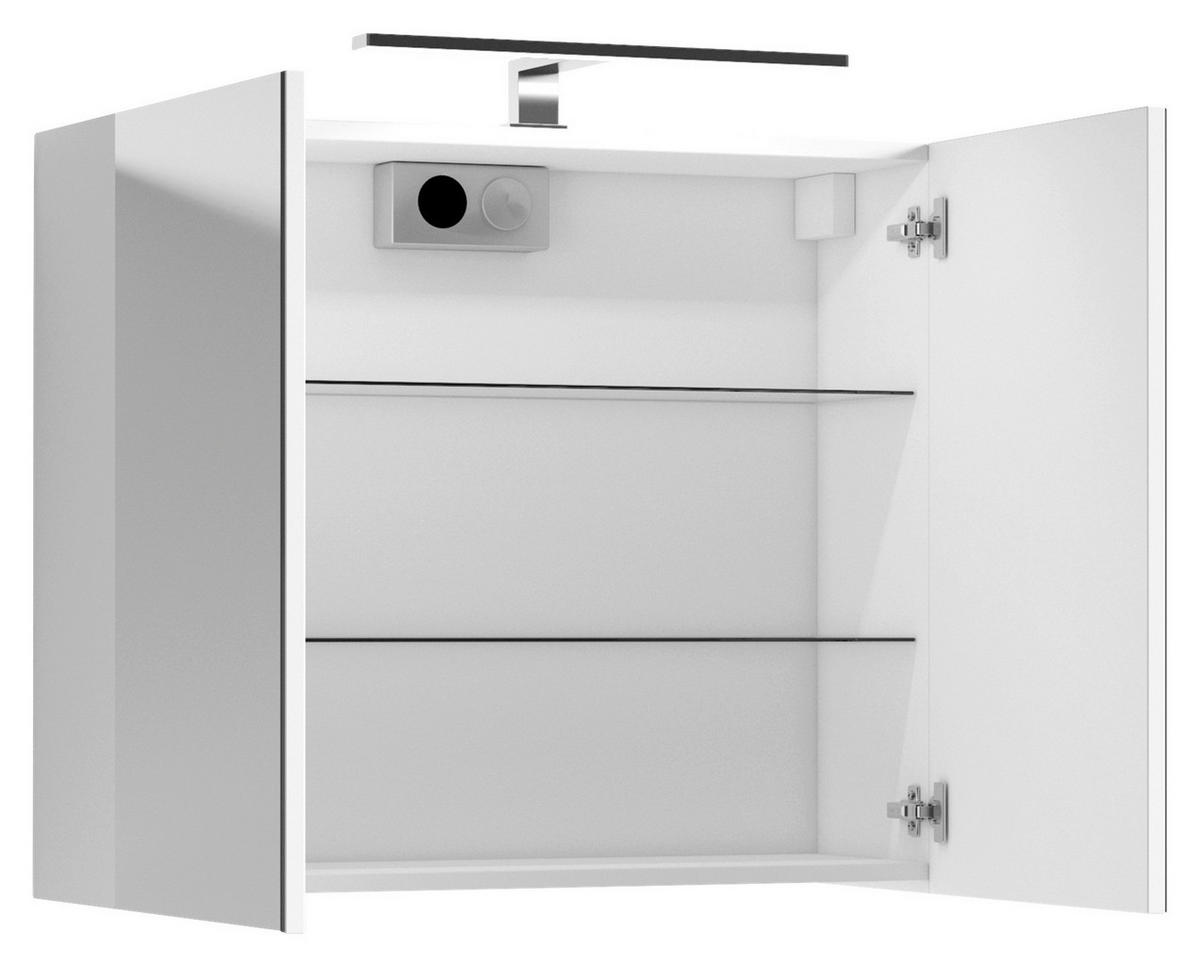 Spiegelschrank SPREE weiß B/H/T: ca. 70x60x20 cm SPREE - weiß (70,00/60,00/20,00cm) - byLIVING