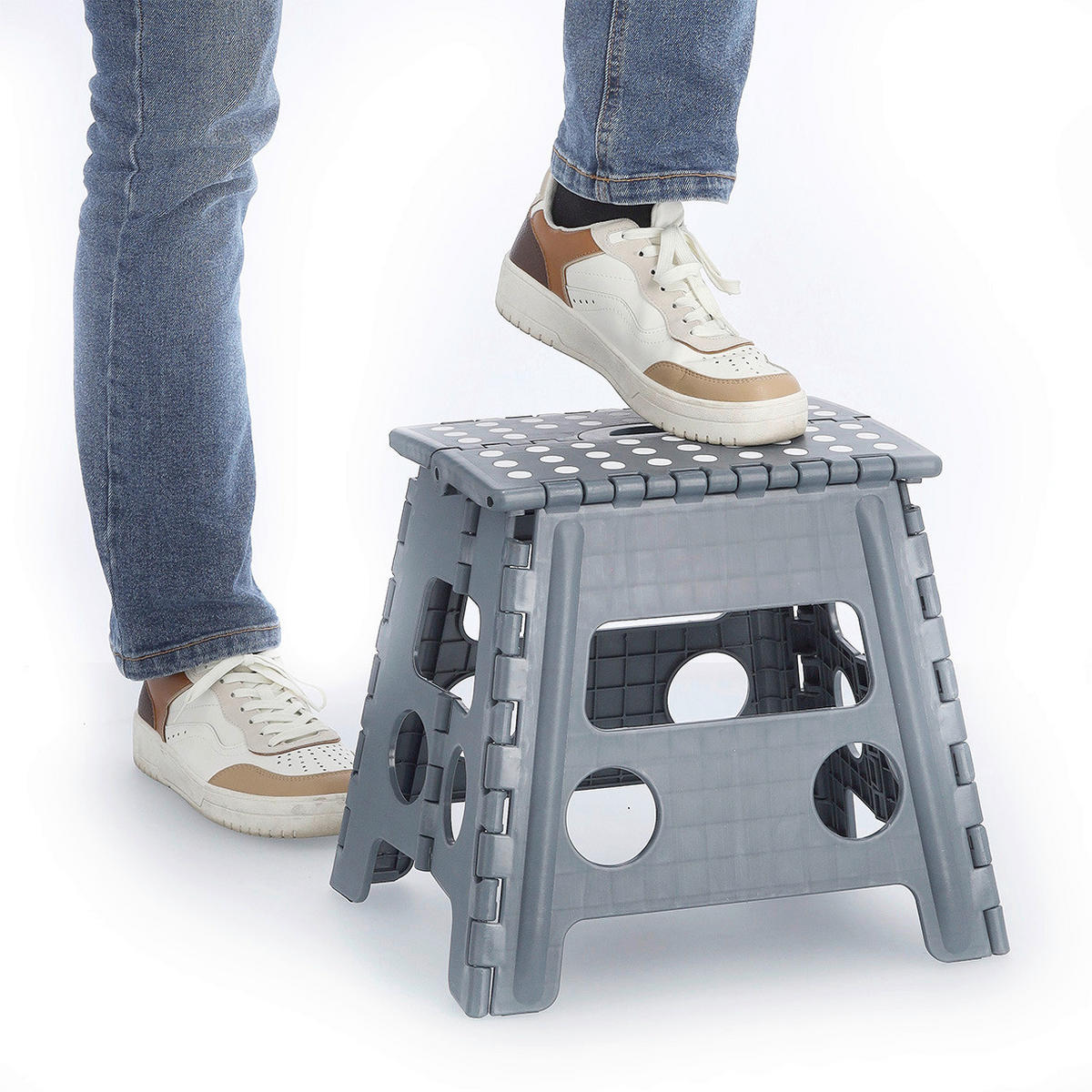 Zeller Klapphocker anthrazit B/H/L: ca. 30x32x37 cm Klapphocker - anthrazit (37,00/30,00/32,00cm) - Zeller