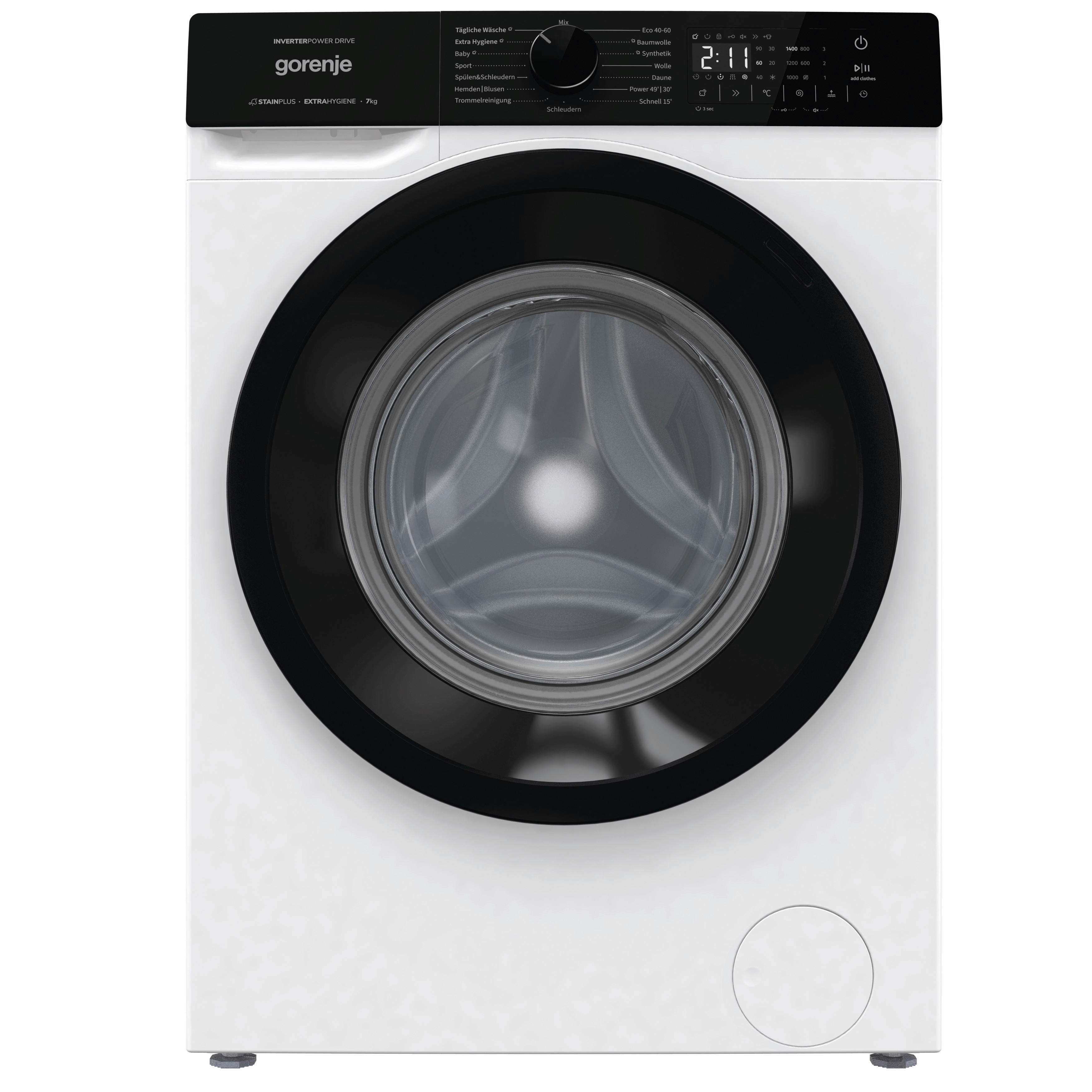 Gorenje Waschvollautomat WNHA74SAPS/DE weiß B/H/T: ca. 60x85x47 cm ca. 7 kg