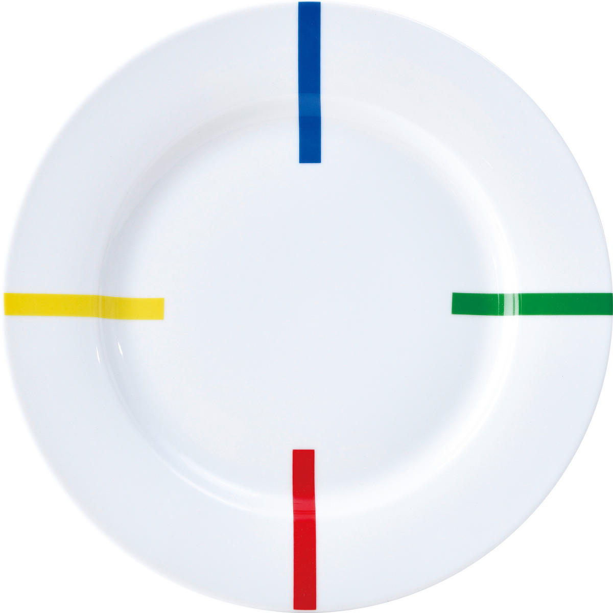 BENETTON Tellerset Rainbow multicolor Porzellan 4 tlg. Rainbow - multicolor - BENETTON