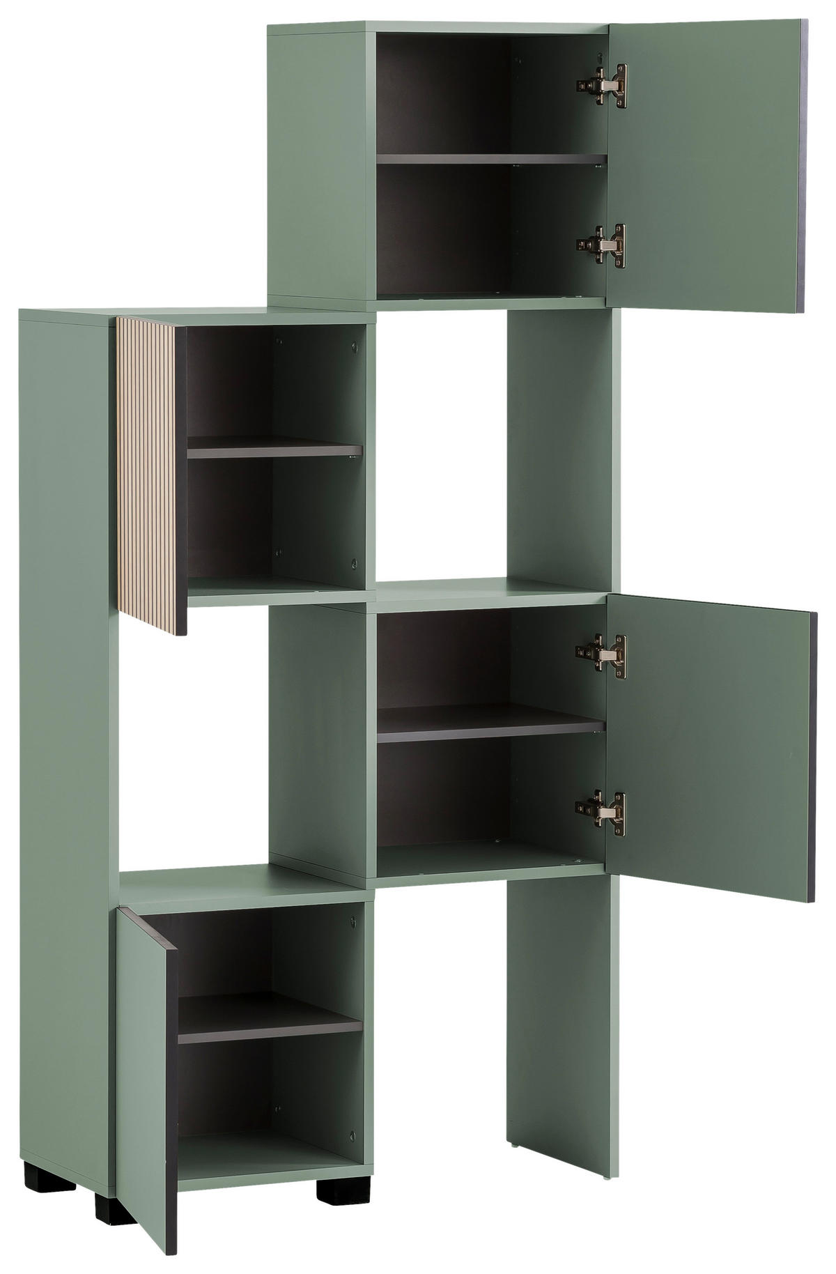 Regal Alexa Pistazie B/H/T: ca. 76x165,1x33,1 cm Alexa - Pistazie (76,00/165,10/33,10cm) - Möbelpartner