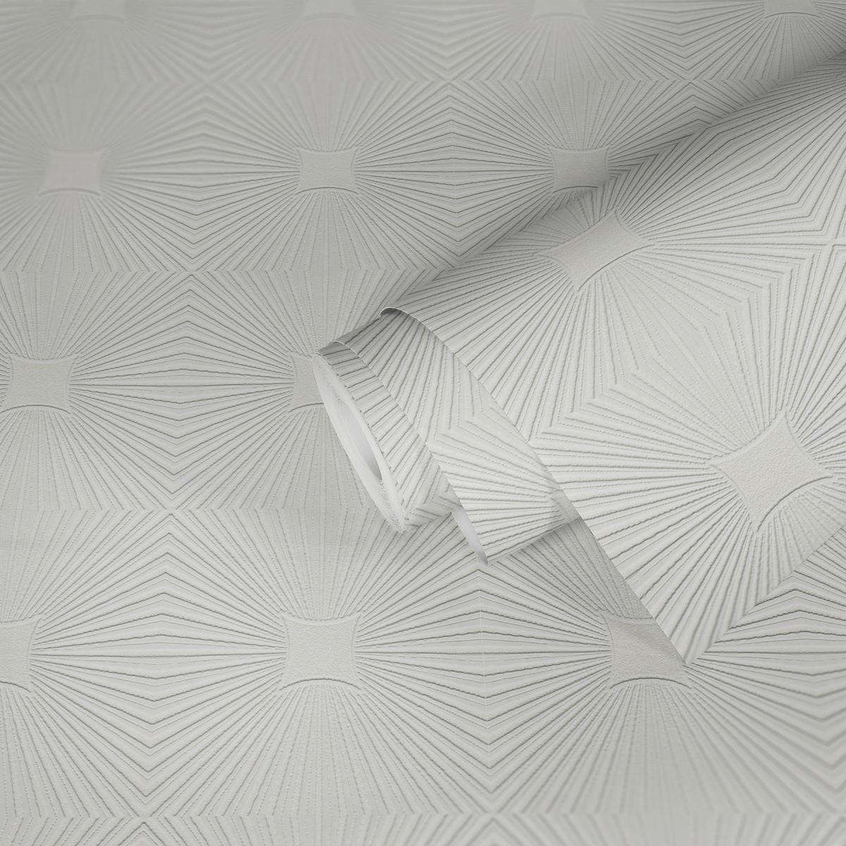 A.S.Creation Vliestapete BLACK&WHITE Abstrakt creme B/L: ca. 53x1005 cm BLACK&WHITE - creme (53,00/1005,00cm) - A.S.Creation