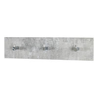 Garderobenleiste  Beton Optik B/H/T: ca. 34x8x5 cm Eddy_3_Garderobenleiste 42676 - (34,00/8,00/5,00cm)