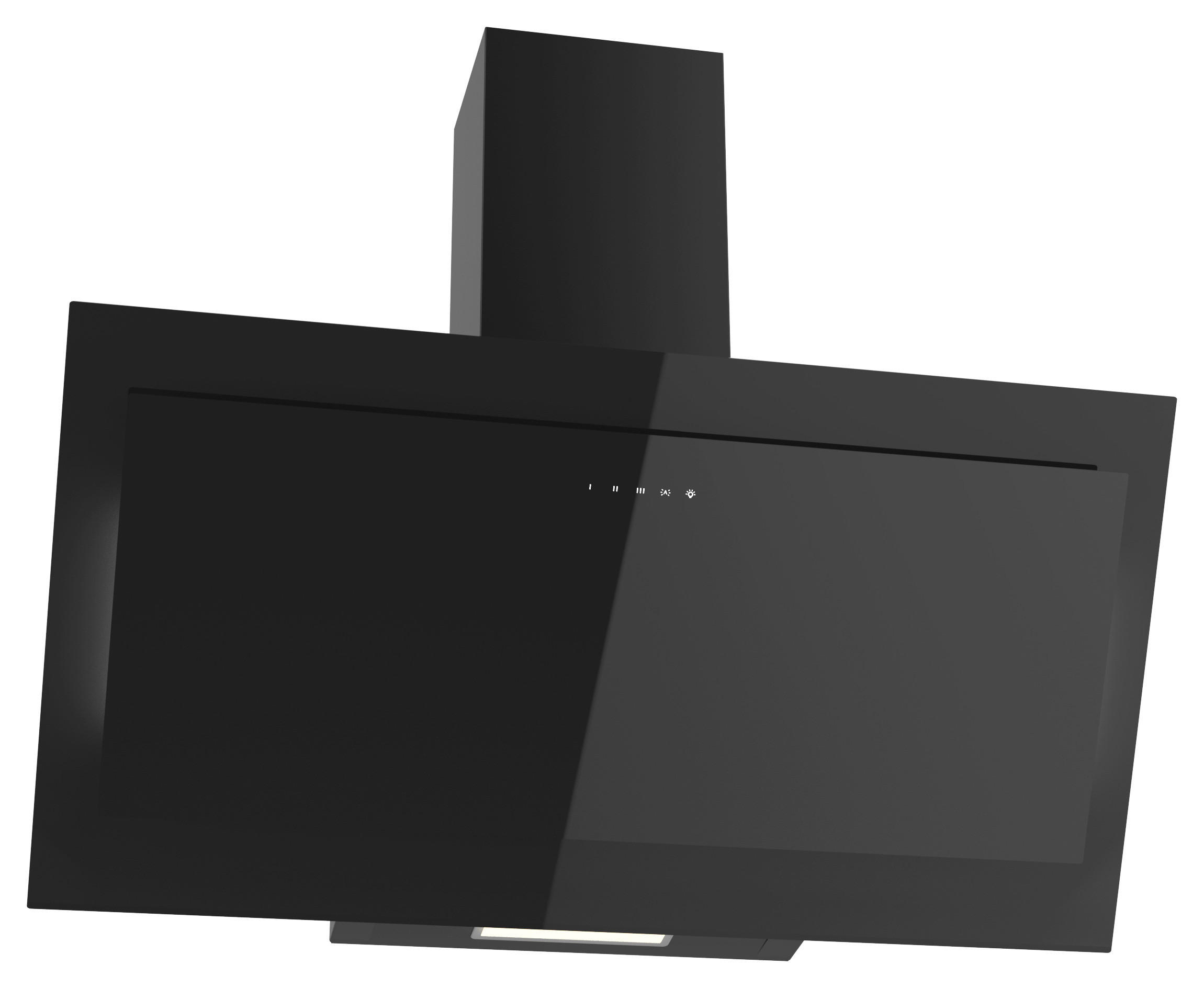 INTERPLAN Dunstabzugshaube Metro Black 90 schwarz B/H/T: ca. 90x75x33 cm Metro Black 90 - schwarz (90,00/75,00/33,00cm) - INTERPLAN