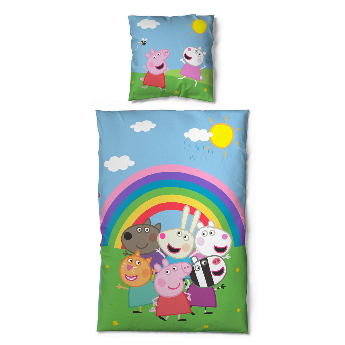 Microfaser Bettwäsche Bettwäsche_Microfaser_Peppa_Pig_2 - bunt (135,00/200,00cm) - Peppa Pig