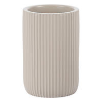 Zahnputzbecher sand Polyresin B/H: ca. 7,5x11,7 cm Zahnputzbecher_Samos sand - sand (7,50/11,70cm)