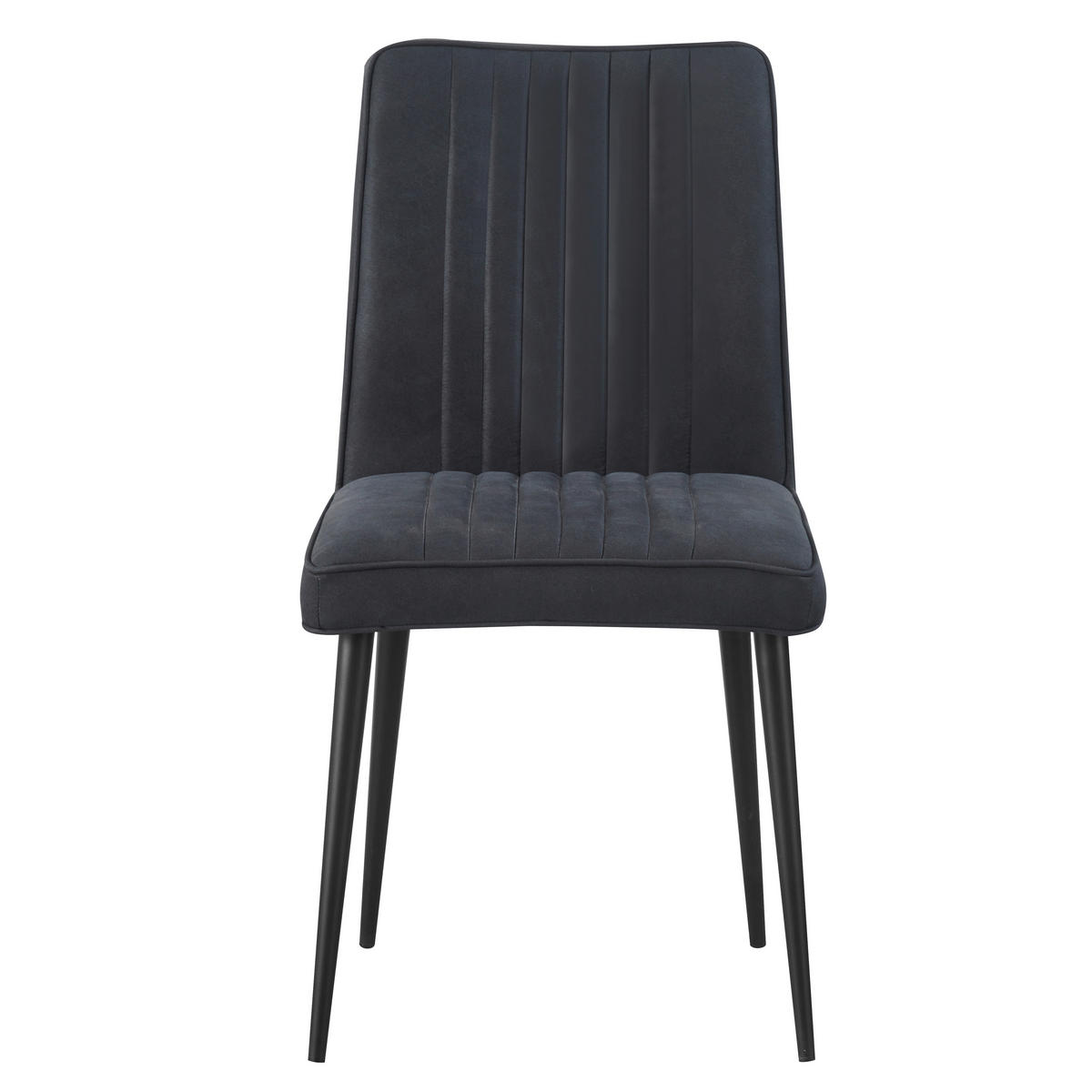 Stuhl Mona anthrazit schwarz Microfaser Metall Mona - schwarz/anthrazit