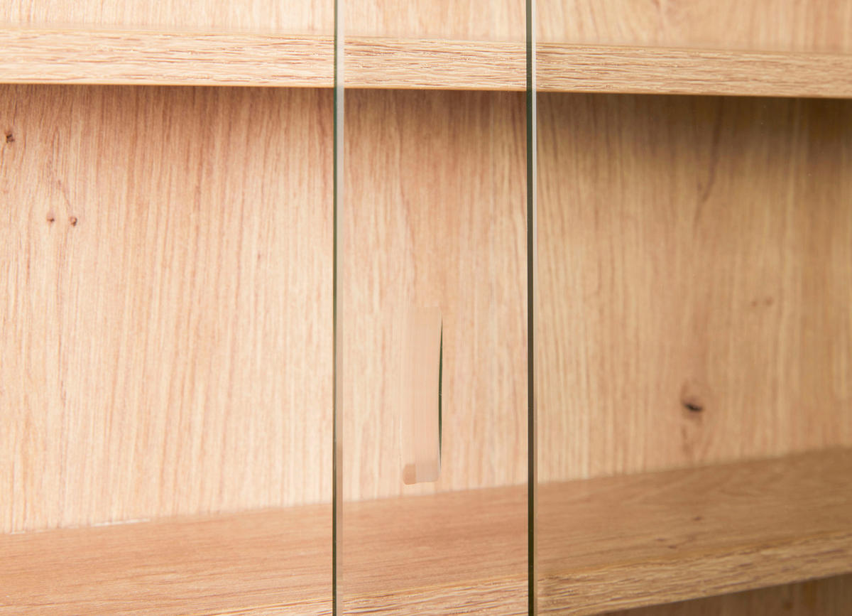 Sammelvitrine Artisario Eiche Artisan Nachbildung B/H/T: ca. 80x60x9,5 cm Artisario - Eiche (80,00/60,00/9,50cm) - Inter Link
