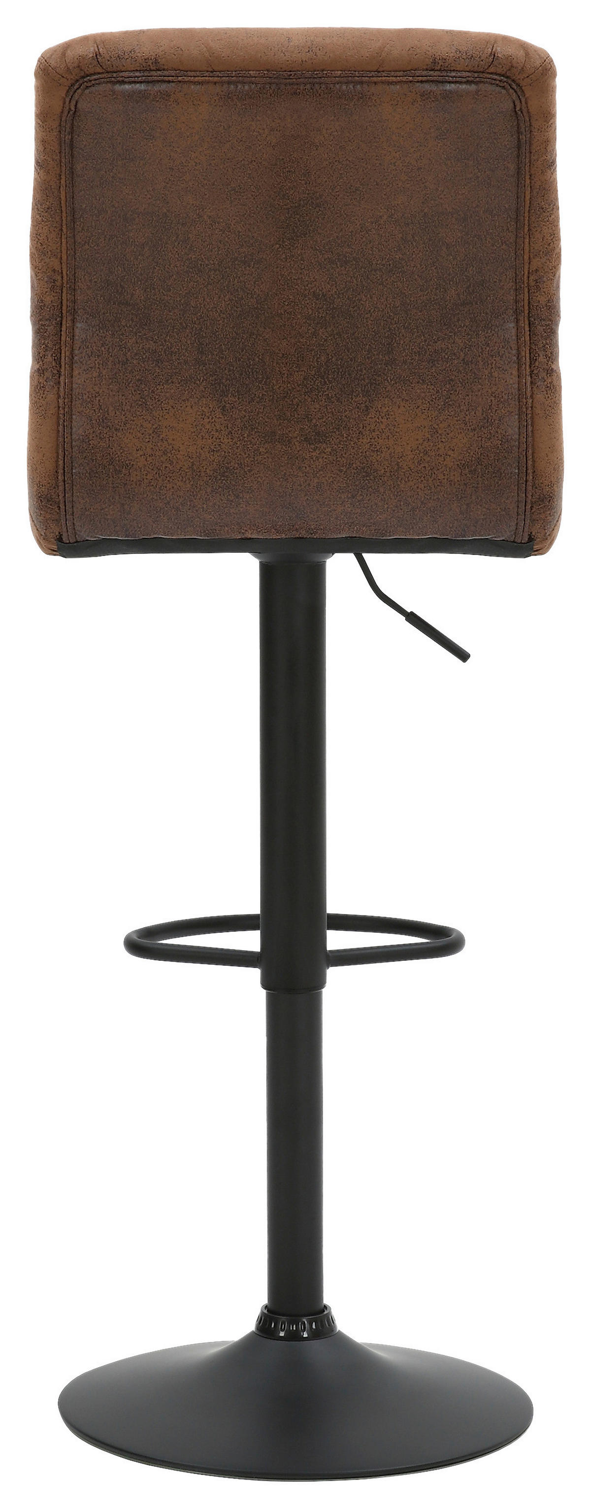 Barhocker PHIL Polyester B/H/T: ca. 42x100x51 cm PHIL - braun/schwarz (42,00/100,00/51,00cm) - byLIVING
