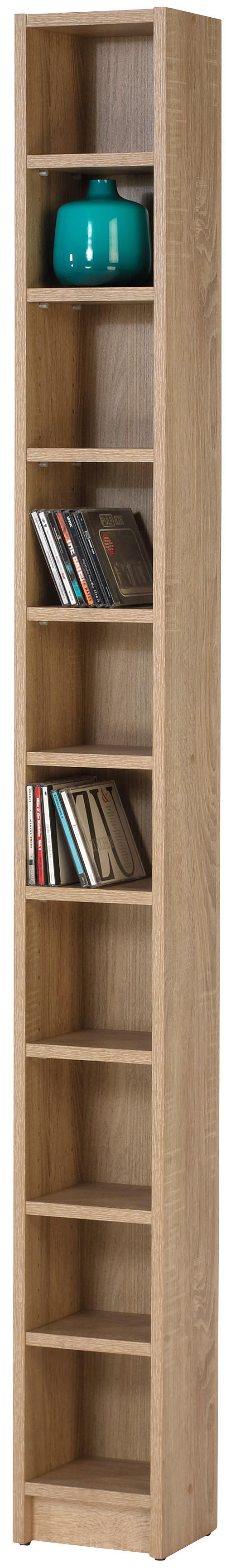 CD Regal Soul Eiche Sonoma Nachbildung B/H/T: ca. 20x186x17 cm Soul - Eiche (20,00/186,00/17,00cm)