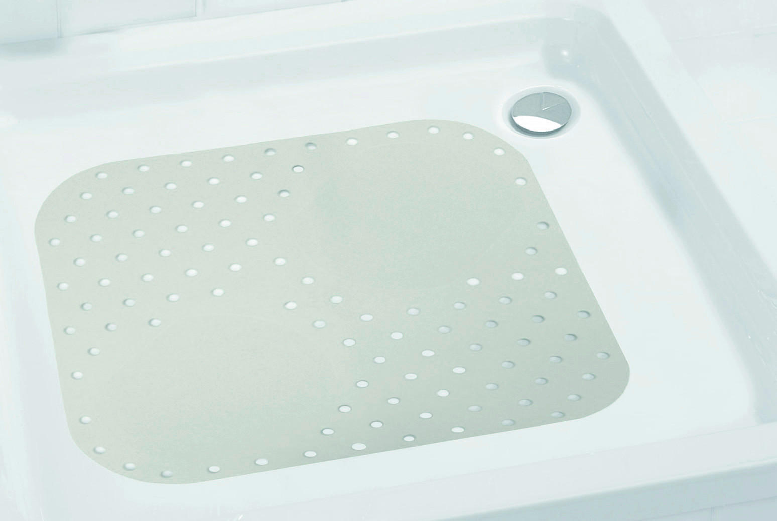 Acus Duscheinlage weiß Kunststoff Duscheinlage_Uni_weiß - weiß (54,00/54,00cm) - Acus