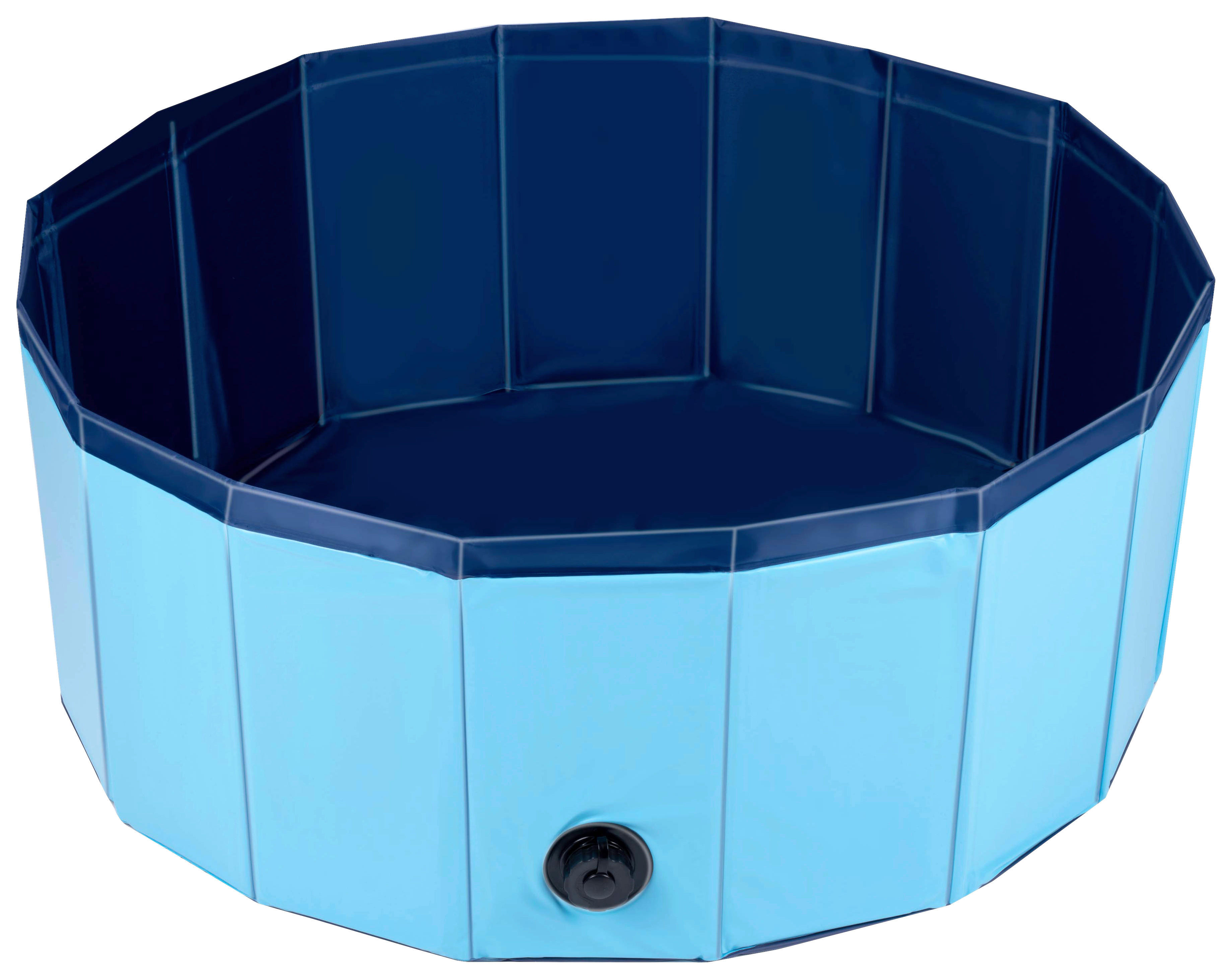 Pet Comfort Hundepool blau PVC B/H/L: ca. 80x30x80 cm Hundepool - blau (80,00/80,00/30,00cm) - Pet Comfort
