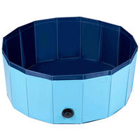 Pet Comfort Hundepool blau PVC B/H/L: ca. 80x30x80 cm Hundepool - blau (80,00/80,00/30,00cm) - Pet Comfort