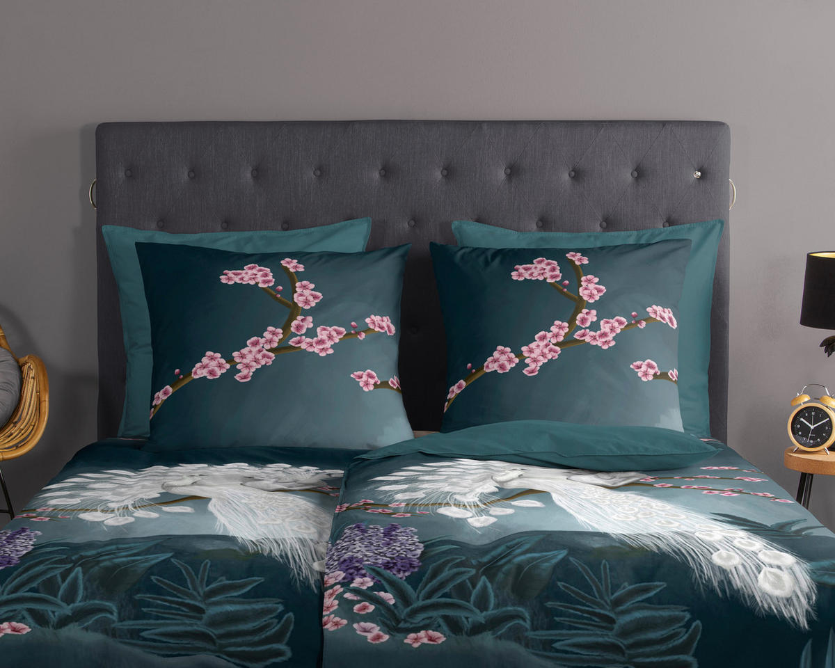 Baumwoll Bettwäsche Genesis Renforce Genesis - petrol (155,00/220,00cm) - Good Morning