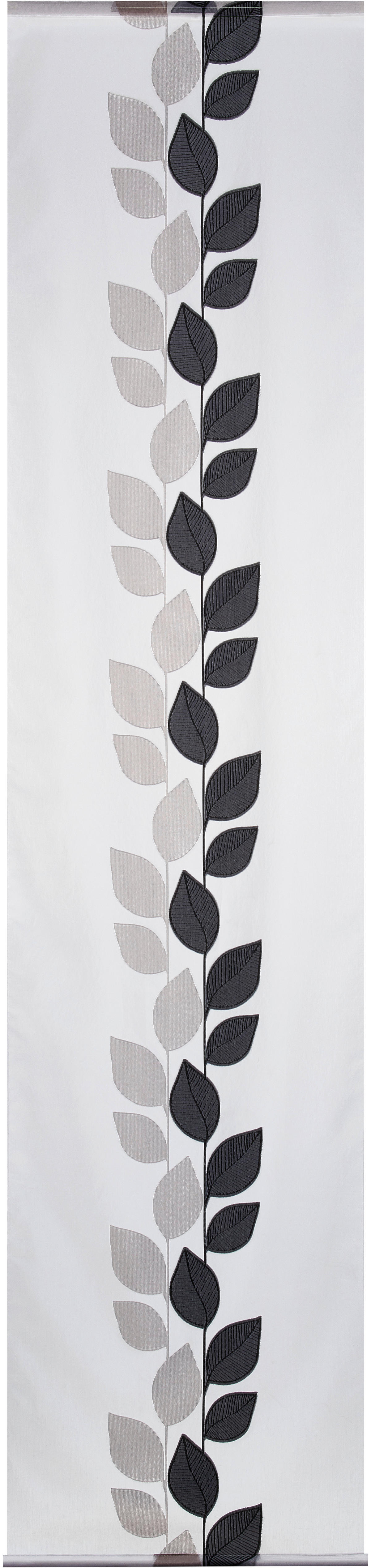 Schiebevorhang Pantheon schwarz B/L: ca. 60x245 cm Pantheon - schwarz (60,00/245,00cm) - POCOline