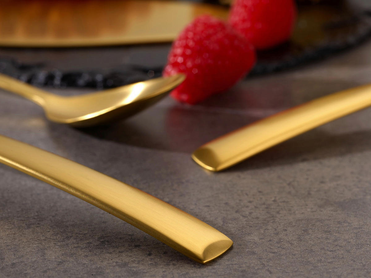 ECHTWERK Besteckset Avelino gold Edelstahl 68 tlg. Avelino - gold (23,30/1,00/2,00cm) - ECHTWERK