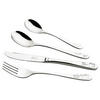 JUSTINUS Besteckset silber Edelstahl 4 tlg. Kinderbesteck_4tlg. - bunt/silber - JUSTINUS
