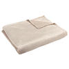 Wohndecke Wohndecke_XXL_Kästchen beige - beige (180,00/210,00cm)