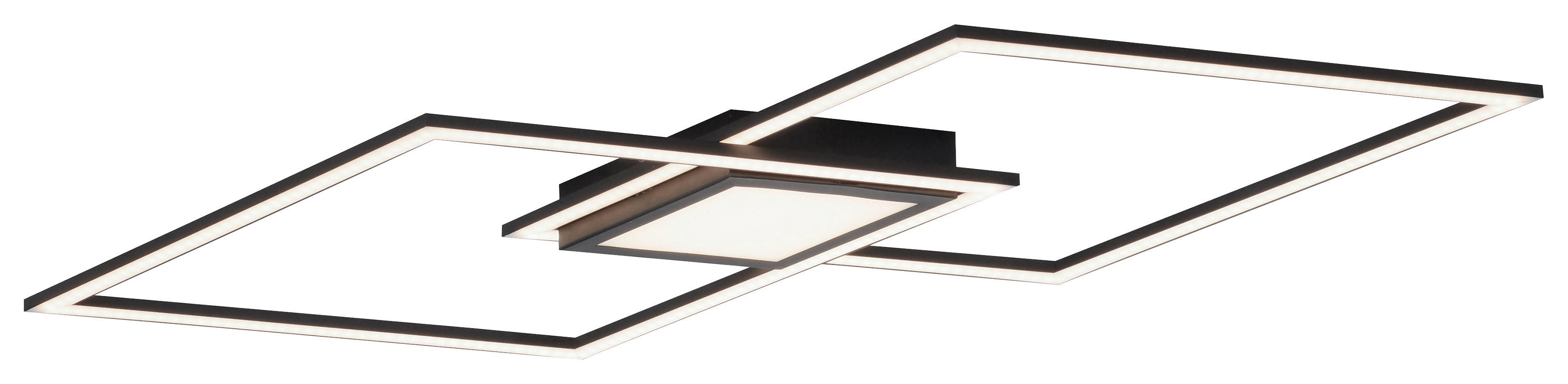 Just Light Deckenleuchte Asmin 14695-18 schwarz Aluminium H/T/L: ca. 5,2x37x106 cm LED-Deckenleuchte_Asmin - schwarz (106,00cm) - Just Light