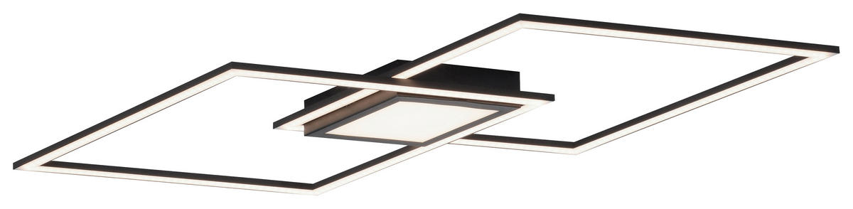 Just Light Deckenleuchte Asmin 14695-18 schwarz Aluminium H/T/L: ca. 5,2x37x106 cm LED-Deckenleuchte_Asmin - schwarz (106,00cm) - Just Light