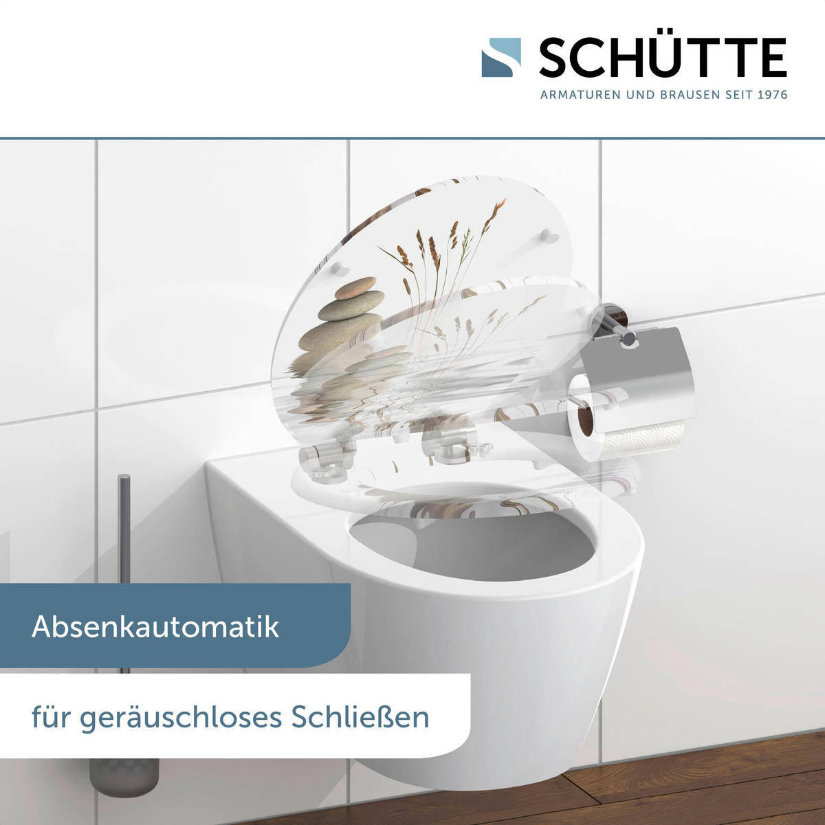 WC-Sitz BALANCE MDF B/H/T: ca. 43,5x5,5x37,5 cm BALANCE - (43,50/5,50/37,50cm) - SCHÜTTE