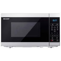 Sharp Mikrowelle weiß Glas B/H/T: ca. 44x25,8x32,4 cm Mikrowelle YC-MS02E-S Sharp - weiß (44,00/25,80/32,40cm) - Sharp