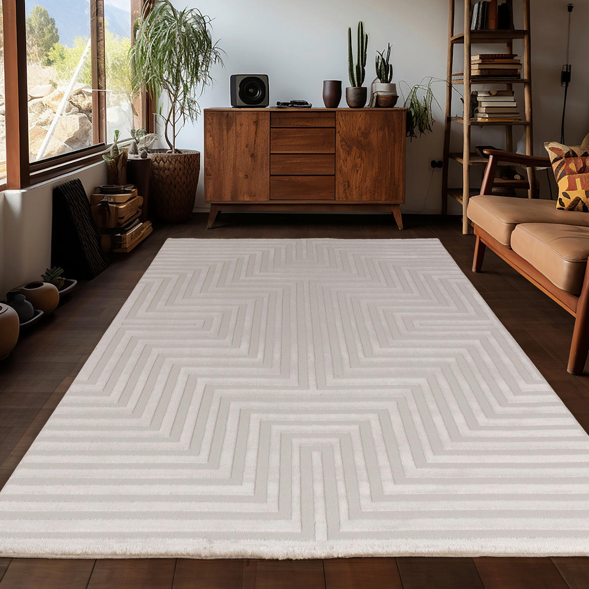 Ayyildiz Teppich SAHARA beige B/L: ca. 120x170 cm SAHARA - beige (120,00/170,00cm) - Ayyildiz