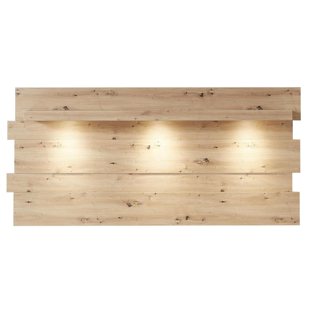 Thumbnail - Wandpaneel Loft Two Eiche Artisan Nachbildung B/H/T: ca. 202x93x24 cm