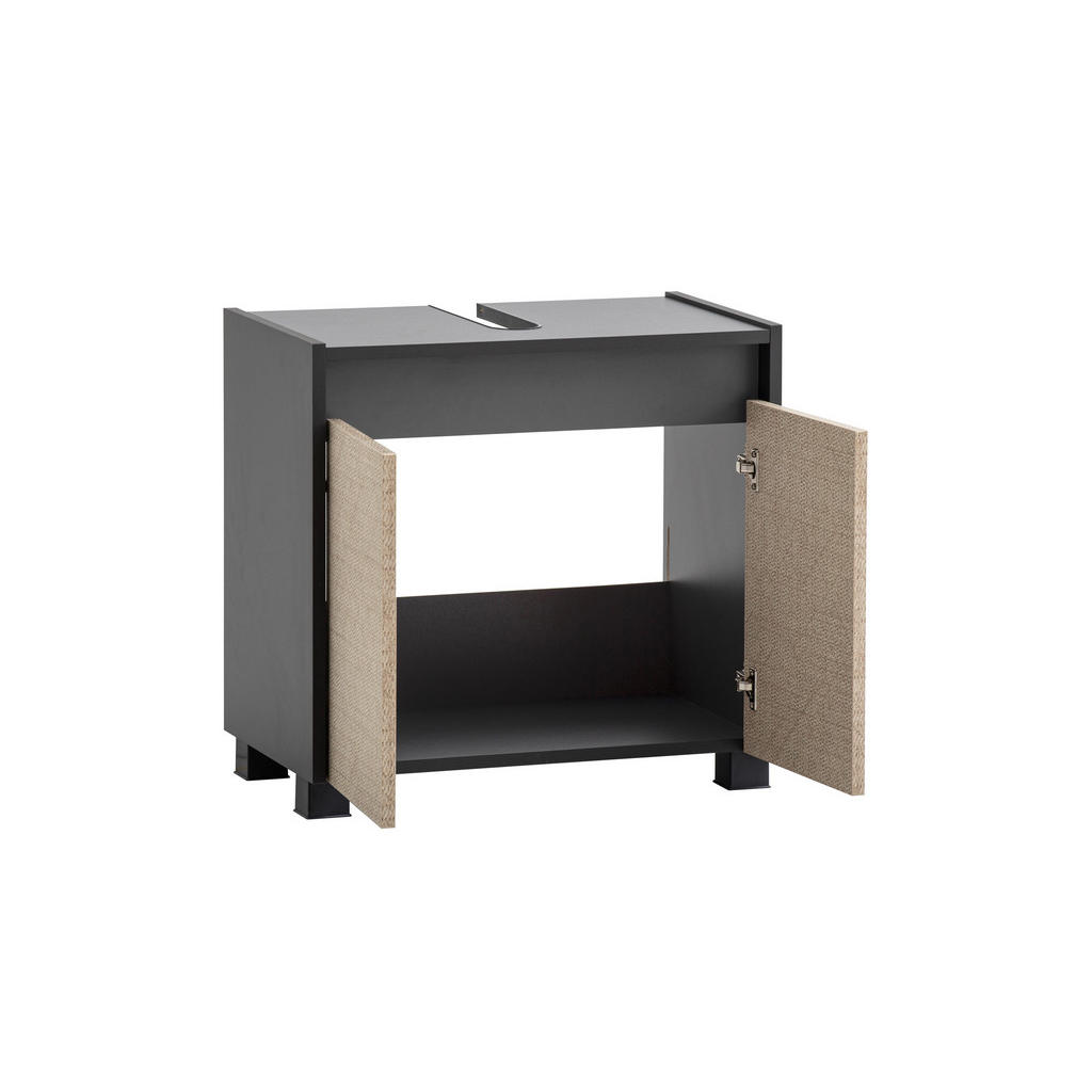 Thumbnail - Waschbeckenunterschrank Sander anthrazit B/H/T: ca. 56,9x54,6x33 cm