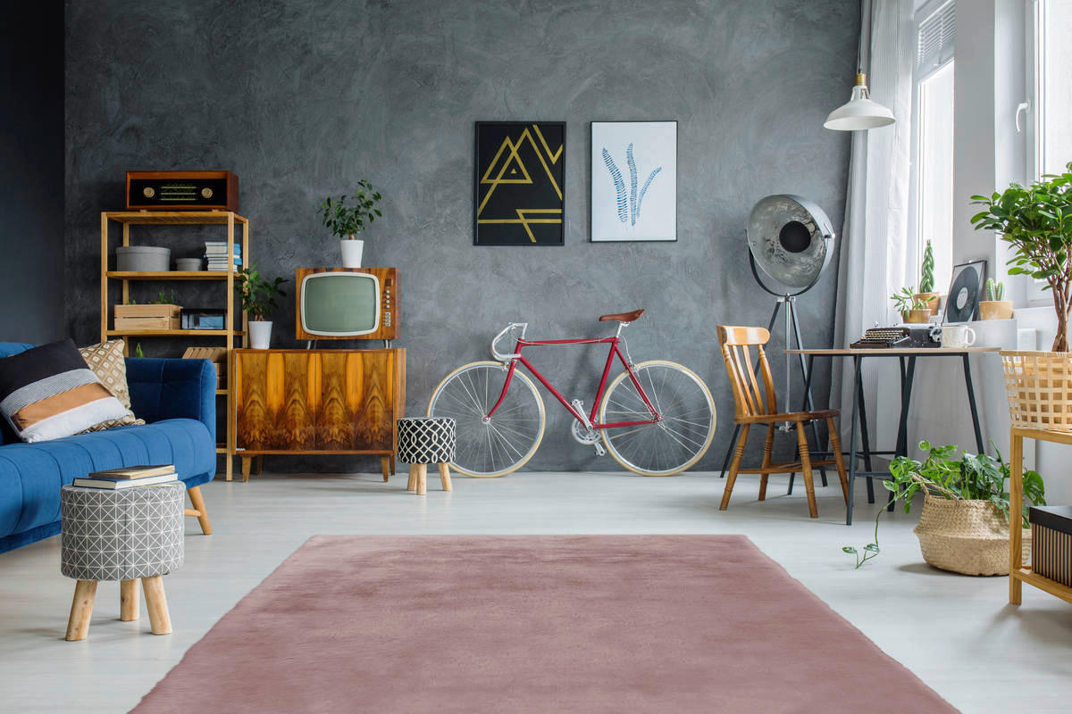 360Living Teppich Rabbit rosa B/L: ca. 180x280 cm Rabbit - rosa (180,00/280,00cm) - 360Living