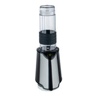BERGNER Standmixer BG-51027-BK silber Kunststoff Silikon B/H/L: ca. 12x35x14 cm XTRA - silber (14,00/12,00/35,00cm) - BERGNER