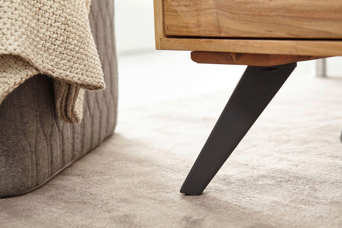 Couchtisch braun B/H/T: ca. 45x45x95 cm Couchtisch - braun (45,00/45,00/95,00cm) - Wohnling
