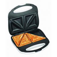 Elta Sandwichtoaster ST-101 weiß Edelstahl Kunststoff B/H/T: ca. 24x7x23 cm Sandwichtoaster_Elta ST-101 - weiß (24,00/7,00/23,00cm) - Elta