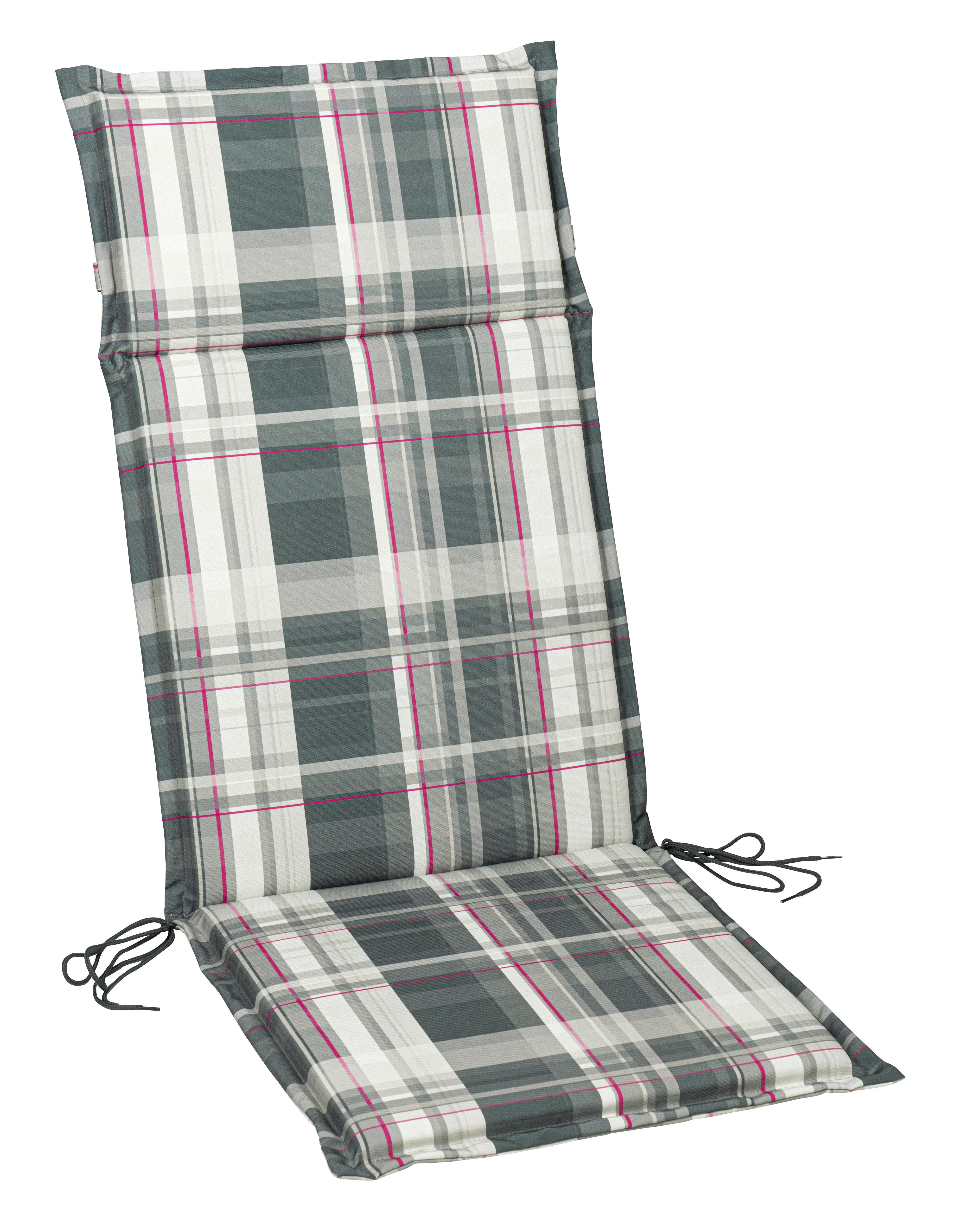 Auflage rosa Polyester B/H/L: ca. 47x4,5x121 cm