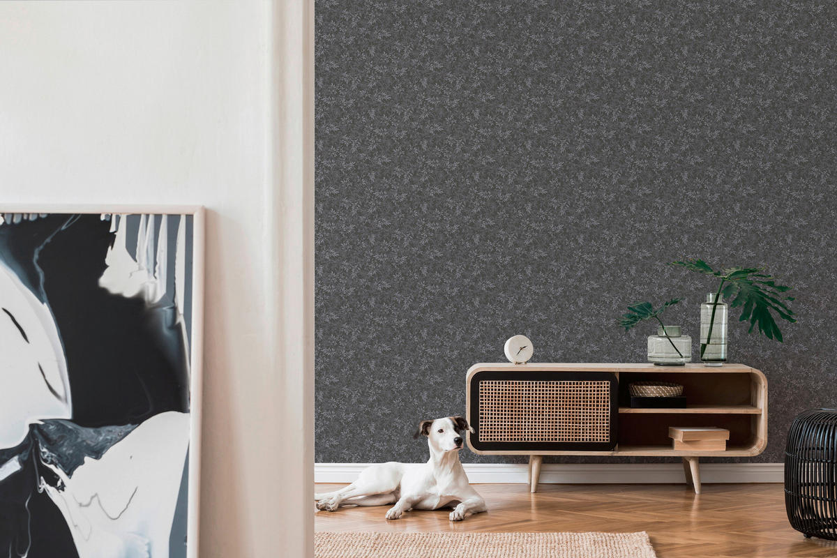 A.S.Creation Vliestapete Attractive 2 Floral schwarz B/L: ca. 53x1005 cm Attractive 2 - schwarz (53,00/1005,00cm) - A.S.Creation