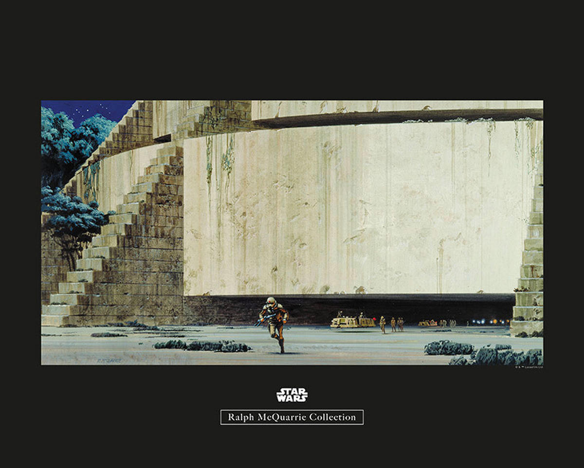 Komar Poster Star Wars Classic RMQ Yavin Temple Star Wars B/L: ca. 50x40 cm Star Wars Classic RMQ Yavin Temple - (50,00/40,00cm) - Komar