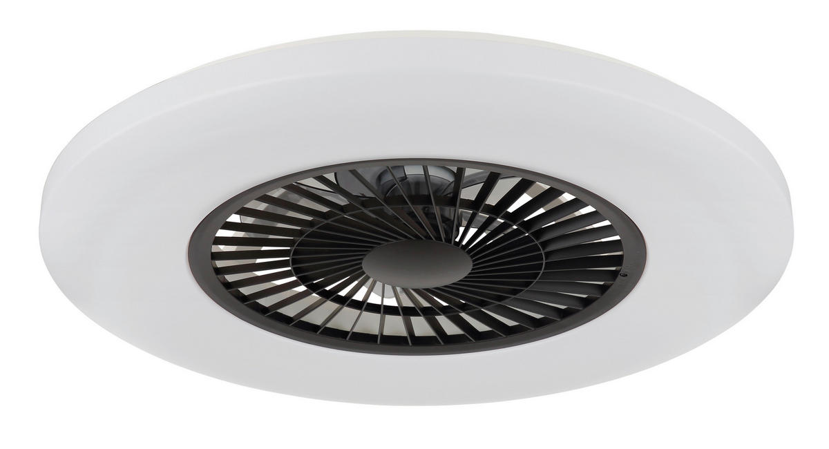 GLOBO LED-Deckenventilator Opal weiß H/D: ca. 15,4x59,5 cm max. 40 W ALVA - weiß/Opal (59,50/15,40cm) - GLOBO