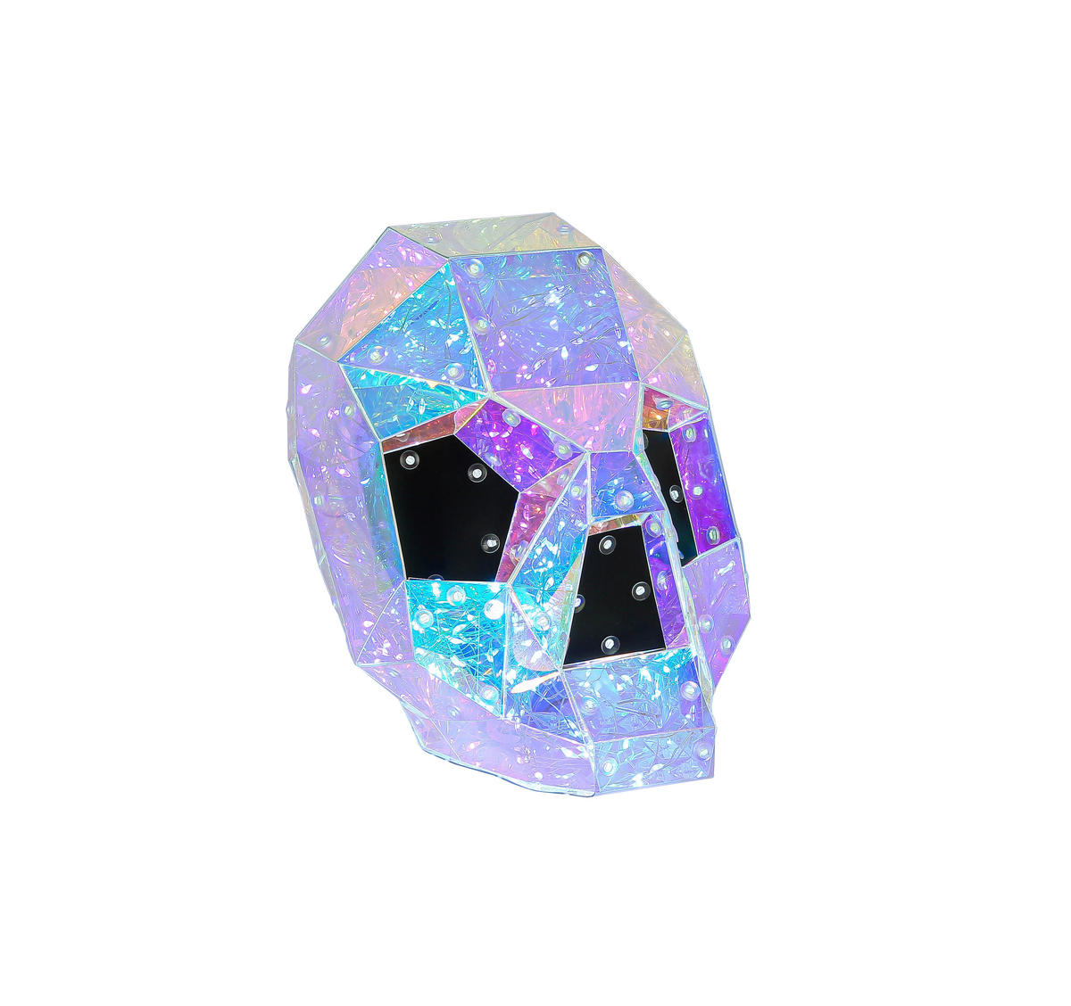 Nolo Tischleuchte transparent B/H/L: ca. 17x17x23 cm LED-Tischleuchte_Totenkopf - transparent (23,00/17,00/17,00cm) - Nolo