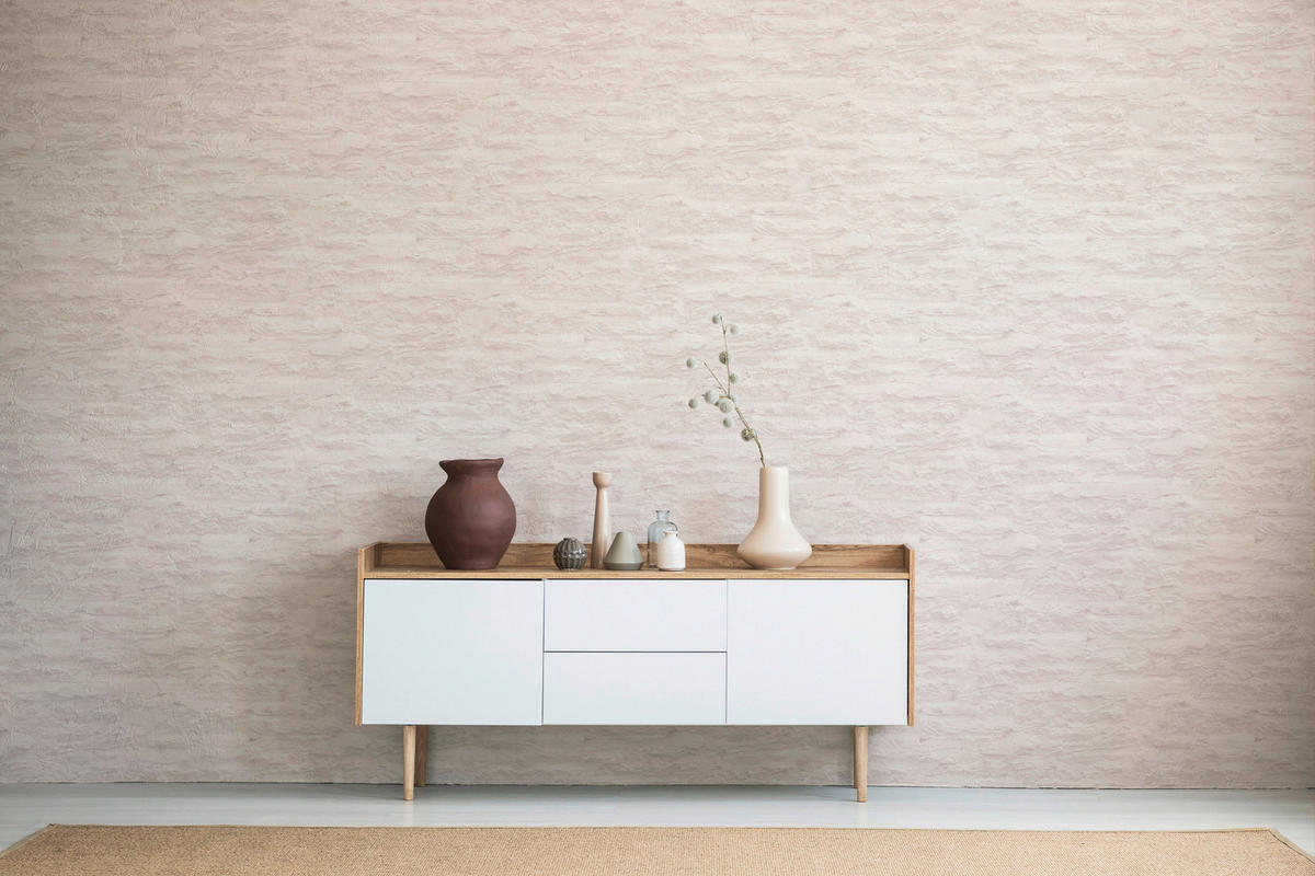 Livingwalls Vliestapete Best of Vlies Steine creme B/L: ca. 53x1005 cm Best of Vlies - creme (53,00/1005,00cm) - Livingwalls