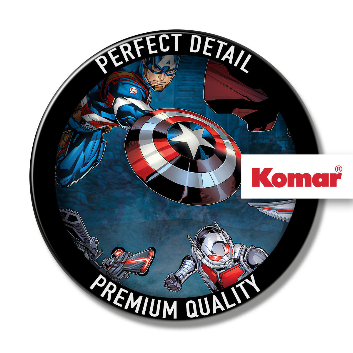 Komar Wandtattoo Avengers Action Disney Avengers Action B/L: ca. 100x70 cm Avengers Action - (100,00/70,00cm) - Komar