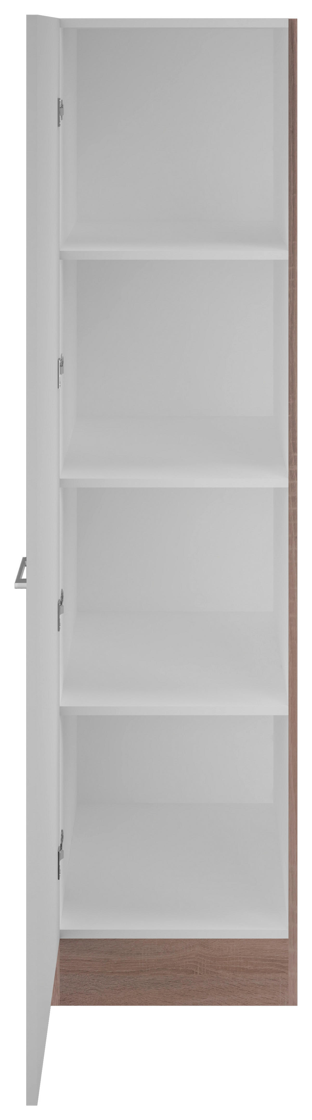 Seitenschrank Samoa weiß Eiche Nachbildung B/H/T: ca. 50x200x57 cm Samoa - Eiche/weiß (50,00/200,00/57,00cm) - Flex-Well