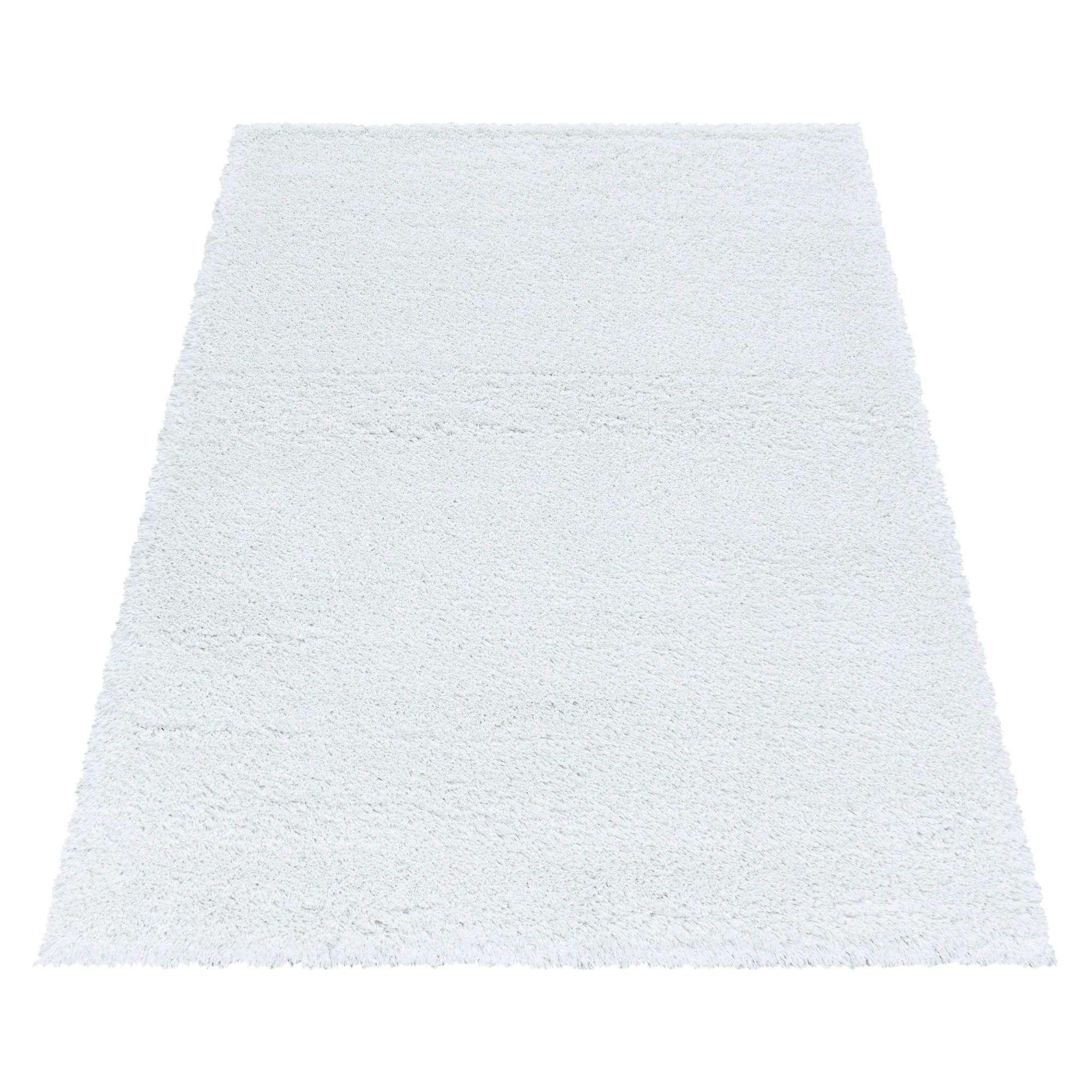 Ayyildiz Teppich FLUFFY weiß B/L: ca. 60x110 cm FLUFFY - weiß (60,00/110,00cm) - Ayyildiz