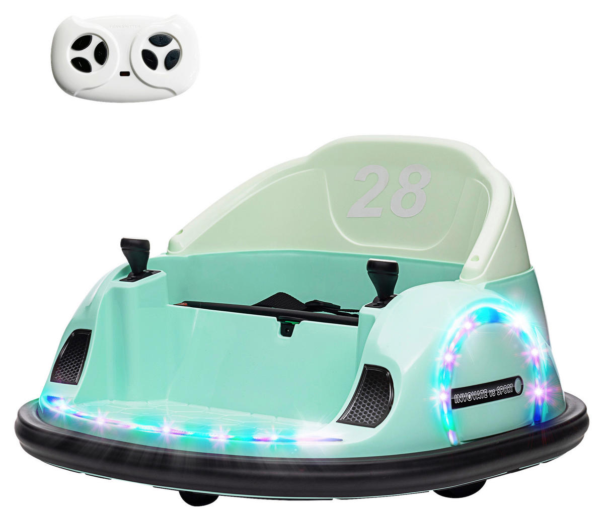 AIYAPLAY Kinder-Autoscooter grün B/H/L: ca. 64,5x39x66,5 cm Kinder-Autoscooter - grün (66,50/64,50/39,00cm) - AIYAPLAY