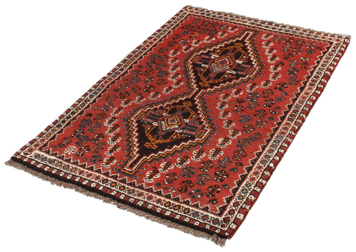 PersaTepp Teppich Shiraz rot B/L: ca. 84x127 cm Shiraz - rot (84,00/127,00cm) - PersaTepp