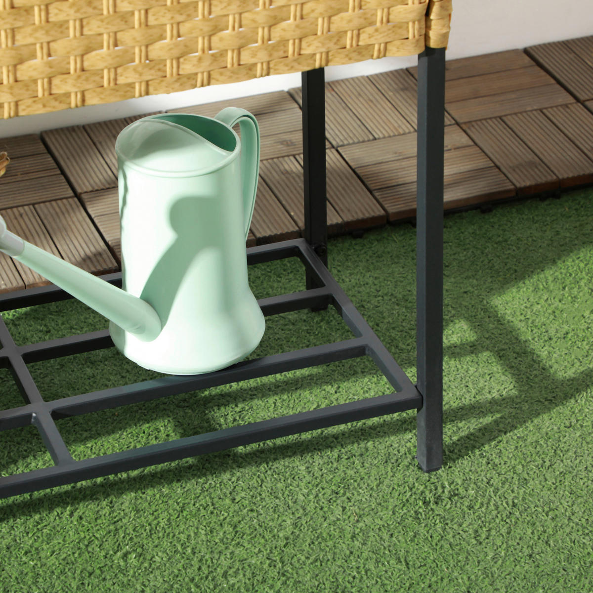 Outsunny Hochbeet sand Metall B/H/L: ca. 30x70x70 cm Hochbeet - sand (70,00/30,00/70,00cm) - Outsunny