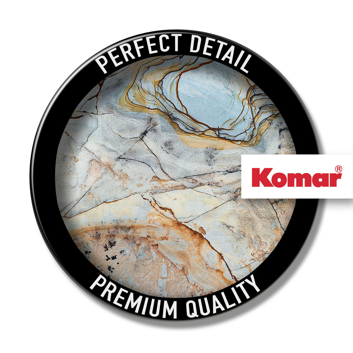 Komar Fototapete Marble Sphere D: ca. 125 cm Marble Sphere - (125,00cm) - Komar