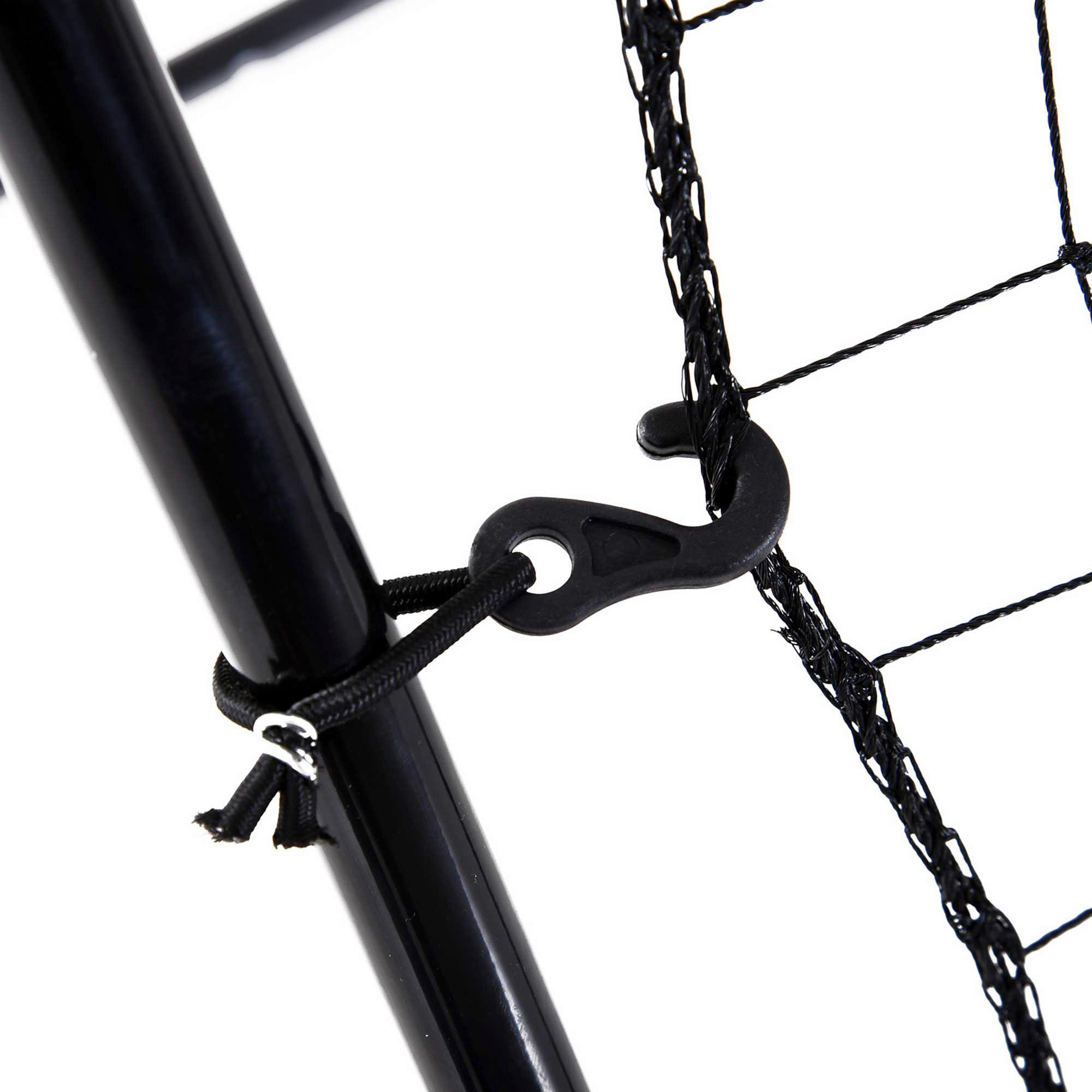 HOMCOM Rebounder schwarz Polyethylen B/H...