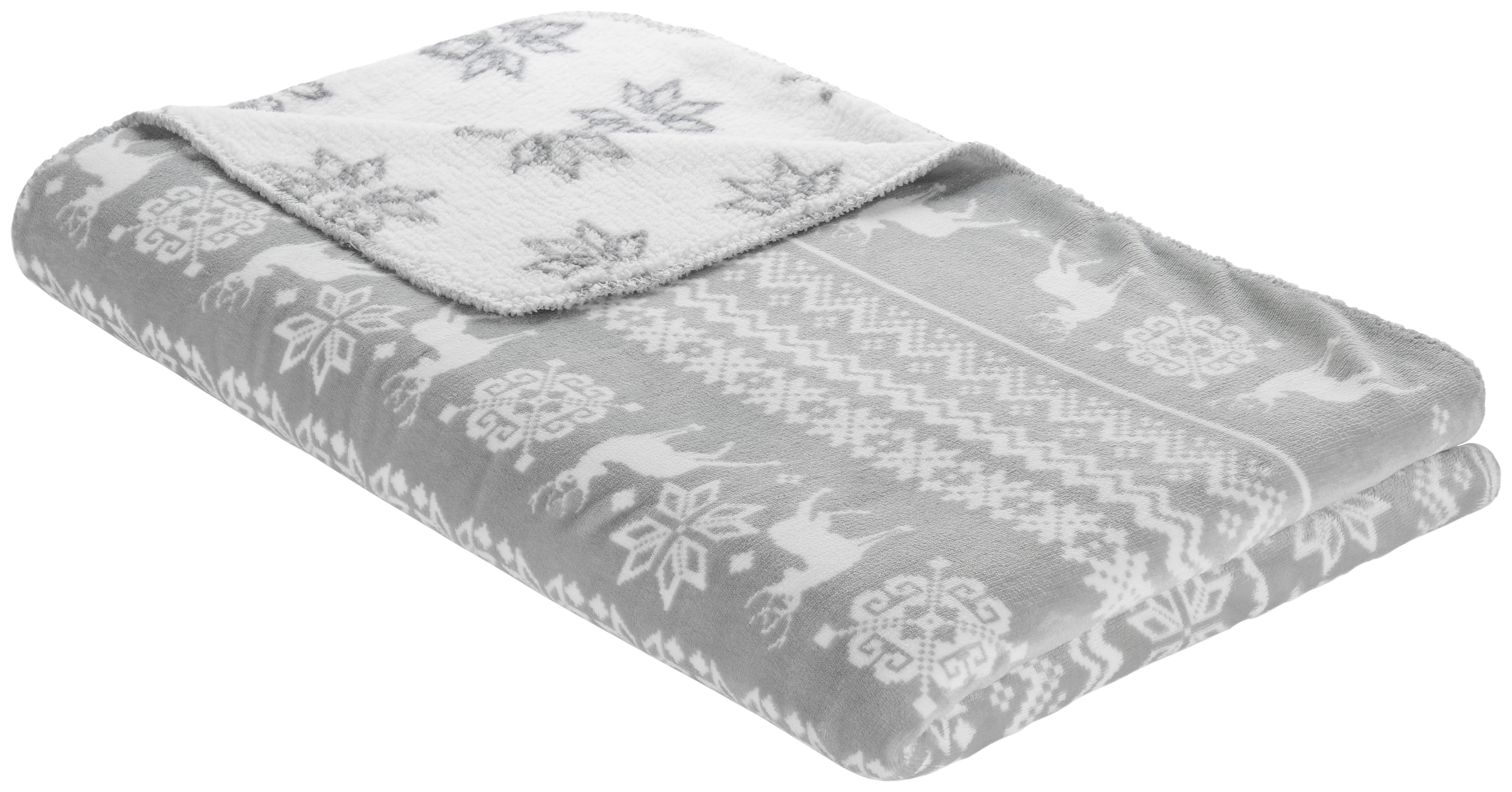 Wohndecke Wohndecke_Sherpa 150x200cm silber - silber (150,00/200,00cm)