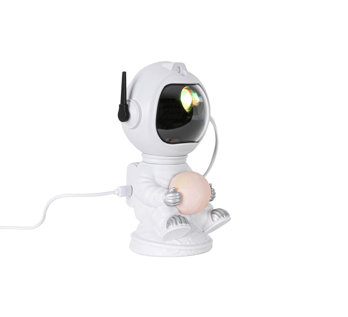 Nolo Dekoleuchte weiß Kunststoff B/H/L: ca. 13x26x13 cm LED-Dekoleuchte_Astronaut - weiß (13,00/13,00/26,00cm) - Nolo