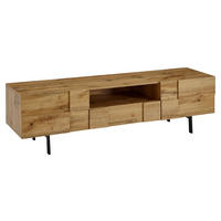 Lowboard Eiche Nachbildung B/H/T: ca. 160x46x43 cm Lowboard - Eiche (160,00/46,00/43,00cm) - Wohnling